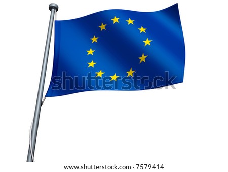 Europe Flag Stock Photo 7579414 : Shutterstock