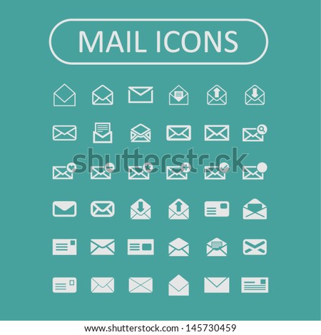 Mail icons