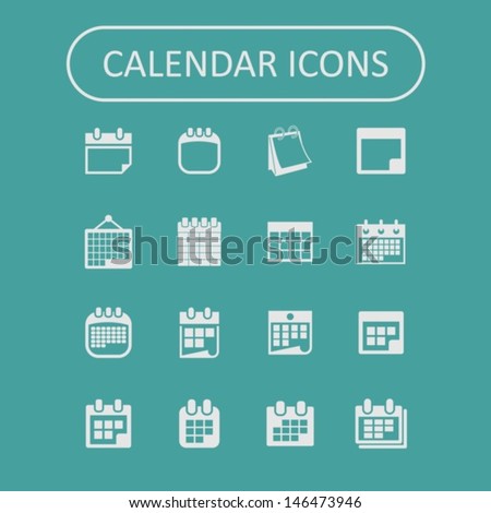 Calendar icons