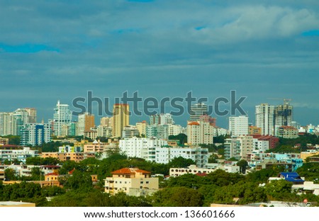 Santo Domingo City view of Santo Domingo Dominican Republic