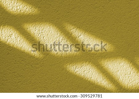 Light and shadow on the wall
