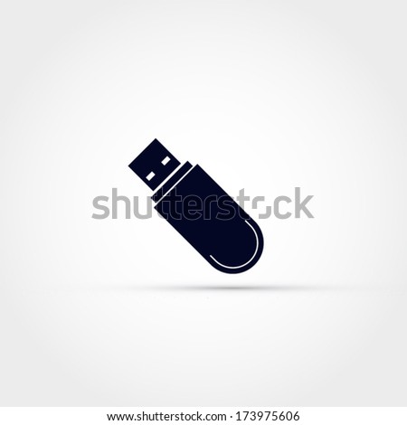 USB Flash drive vector icon