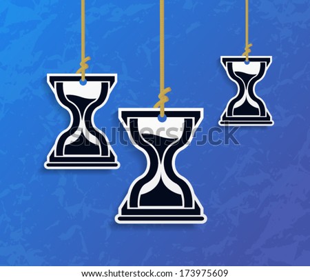 Hourglass background