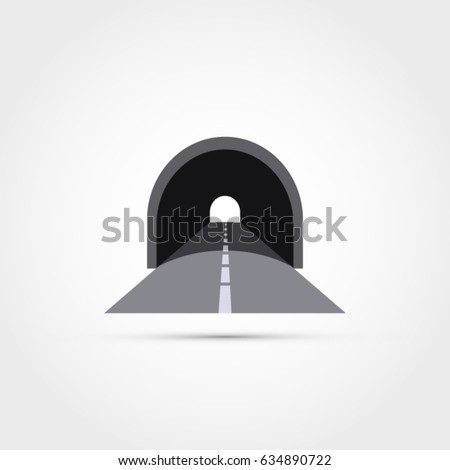 Tunnel vector icon