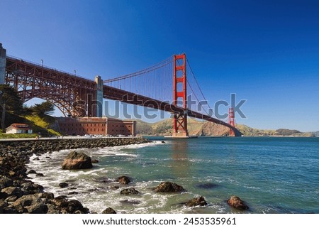 Image, Stock Photo Pointed gate with view of arcades