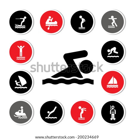 water sport icon for use
