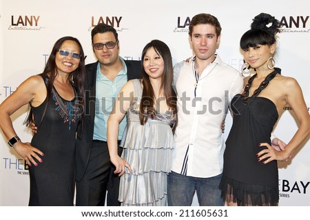 LOS ANGELES/CALIFORNIA - AUGUST 4, 2014: Producers & guest walk the red carpet at \