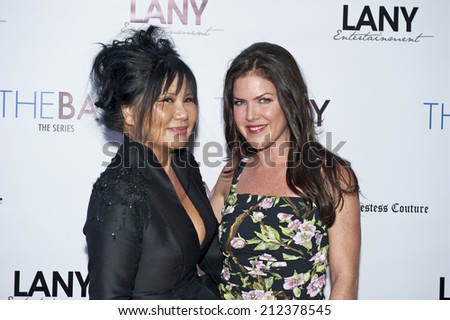 LOS ANGELES/CALIFORNIA - AUGUST 4, 2014: Sonia Ete\' & Kira Reed Lorsch walk the red carpet at \