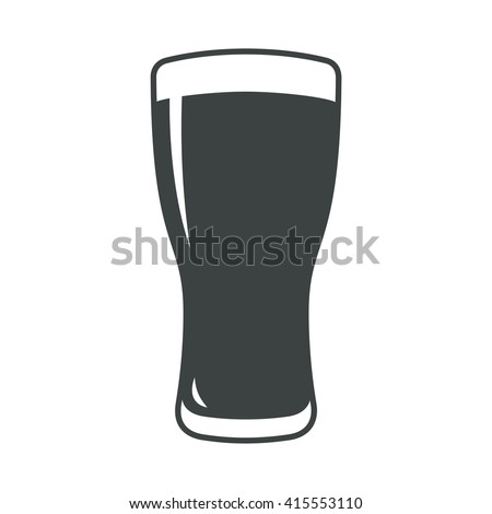 Beer glass icon iweb sign symbol logo label