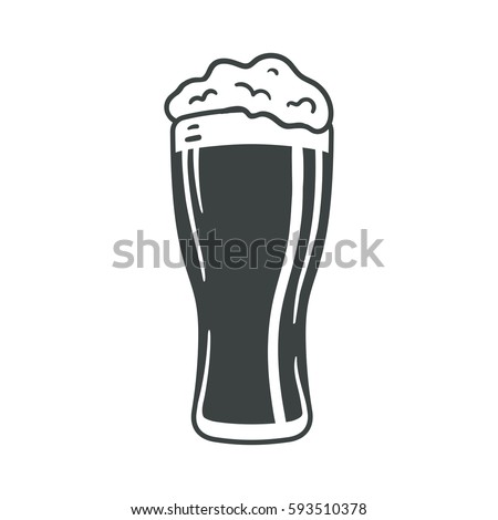 Beer glass icon iweb sign symbol logo label set