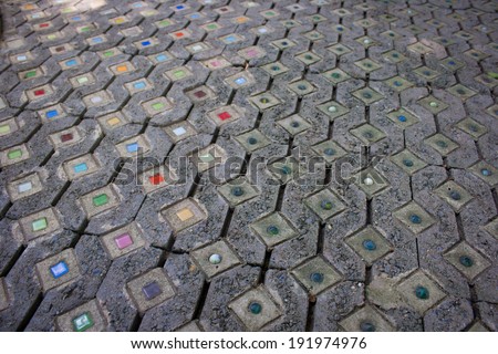 Brick pavement design