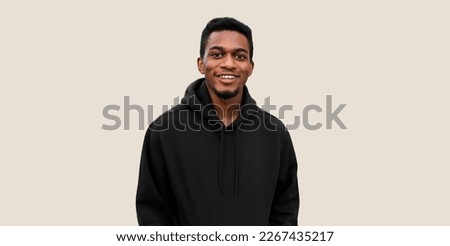 Similar – Image, Stock Photo young african man with a structure at background