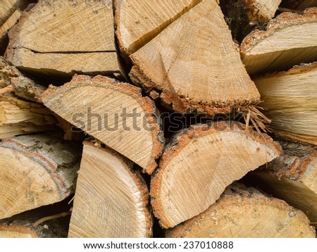 Wall of wood.