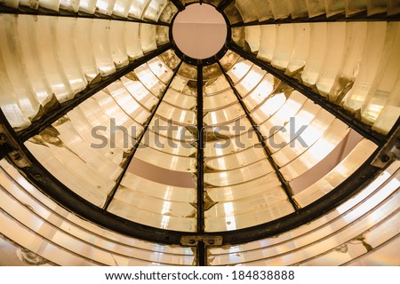 Inside of big lamp