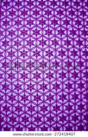 Pattern purple flower icon on white light background