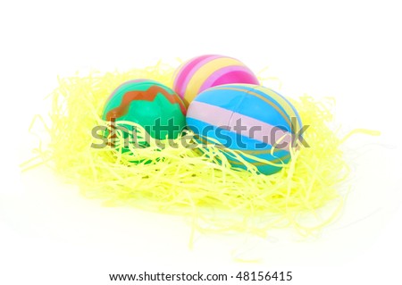 the easter nest background