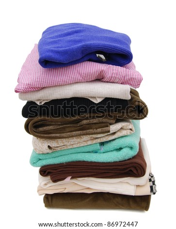 Idea Of A Clothing Donation Pile Stock Photo 86972447 : Shutterstock