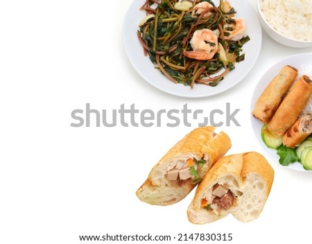 Vietnamese food in variety daily Foto stock © 