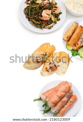 Vietnamese food in variety ingredients Foto stock © 