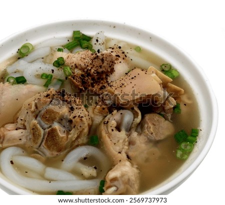 Similar – Image, Stock Photo Detail of Noodles Soup Preparation