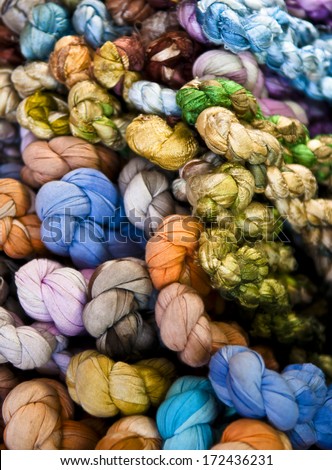 raw thread - cotton handmade cloth crafts group weave fabric material fiber