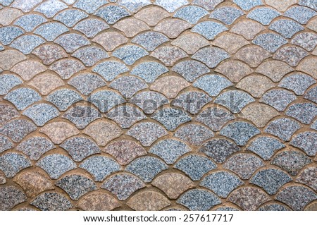granite texture - floor cutting design lines stone abstract surface grain rock gray background construction closeup details walkway pathway wall