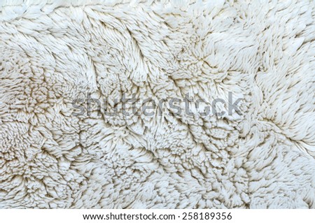 wool texture - sheepskin pattern rug soft closeup