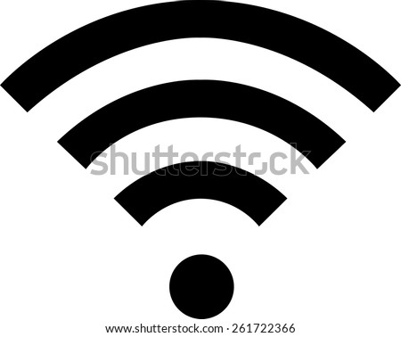 Black Wifi logo