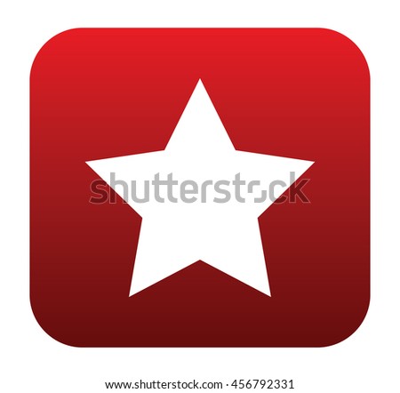 White star on a red rounded square rating