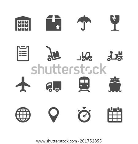 Logistic icons