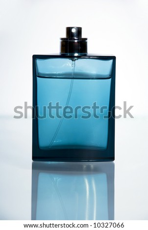 Perfume in a glass bottle