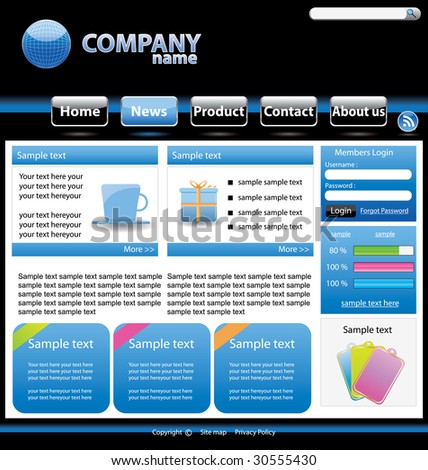 Web site interface v.39