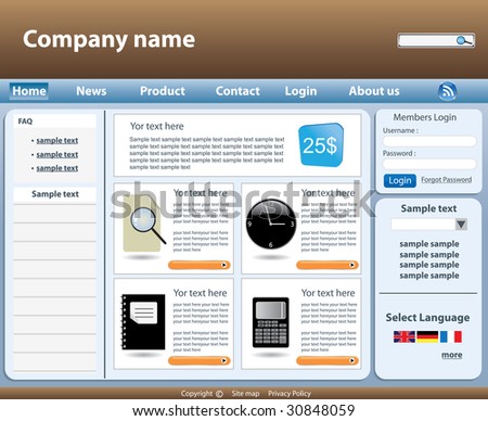 Web site interface v.42