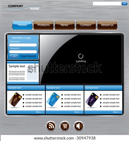 Web site interface v.43