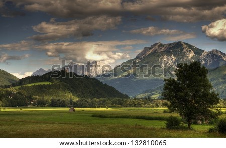 Europe, Austria, the Alps,mountains, landscape, day, August, travel, recreation, adventure,