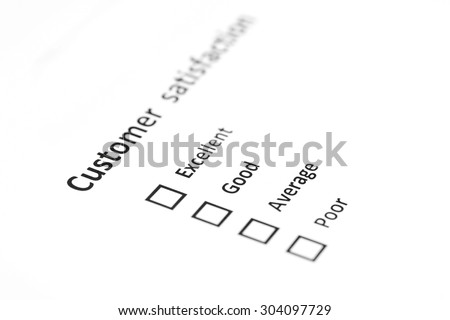 customer satisfaction survey blank form