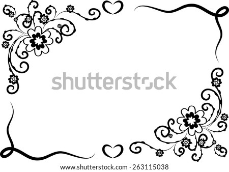 Featured image of post Flower Black And White Margin Design - Polish your personal project or design with these flower black and white transparent png images, make it even more personalized and more attractive.