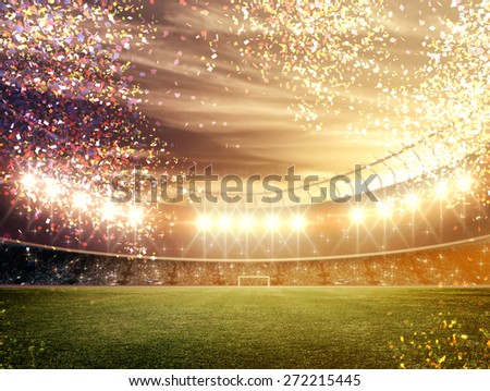 Stadium confetti