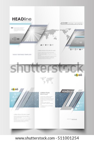 tri fold brochure business templates on both sides easy editable easy tri fold brochure template