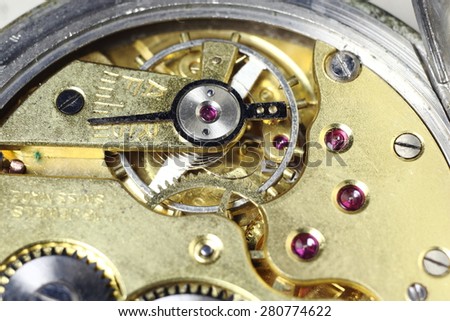 mechanical pocket watch old clocks