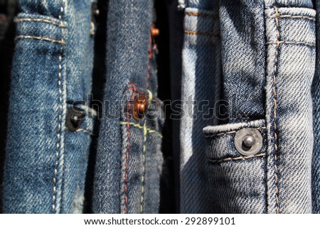 Italian fashion blue jeans fashionable clothes