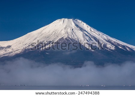 Mt. Fuji in winter