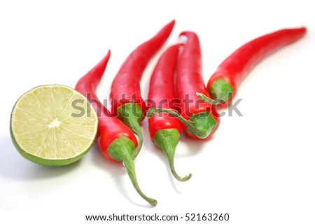 Lime And Chilli Stock Photo 52163260 : Shutterstock