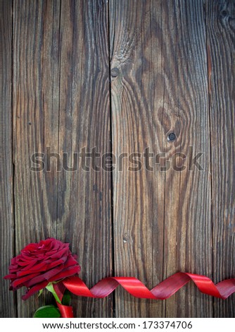 Red rose vintage background