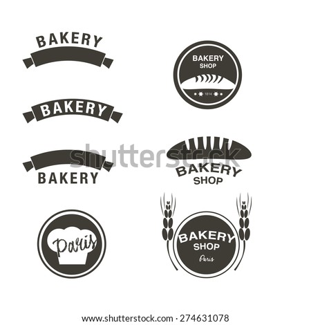 Bakery Logos Stock Vector Illustration 274631078 : Shutterstock