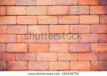 Rustic retro brick wallpaper