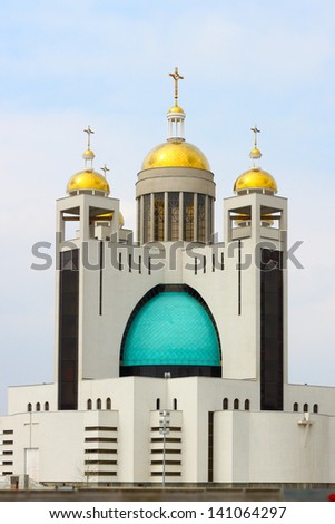 Cathedral of the Resurrection of Christ or the Kiev Orthodox Cathedral of Christ\'s Resurrection - the main cathedral of Ukrainian Greek Catholic Church is in Kiev
