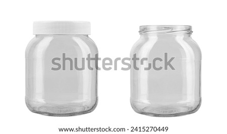Similar – Image, Stock Photo Glass jar containers full with dried uncooked food ingredients