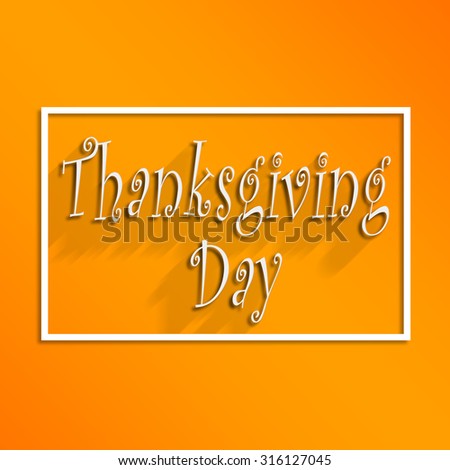 Thanksgiving Day greeting card