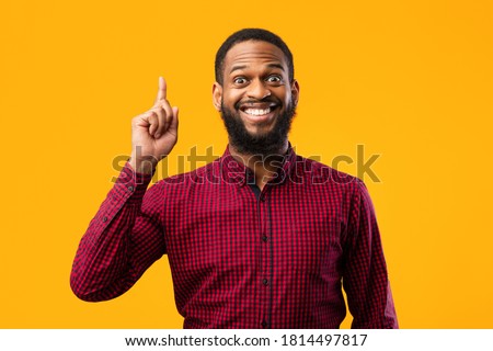 Similar – Image, Stock Photo Content black businessman on a phone call on smartphone in city